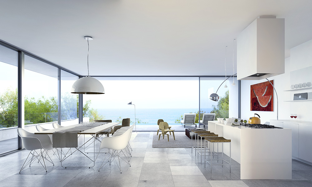 3d visualisation interior design luxury house ibiza