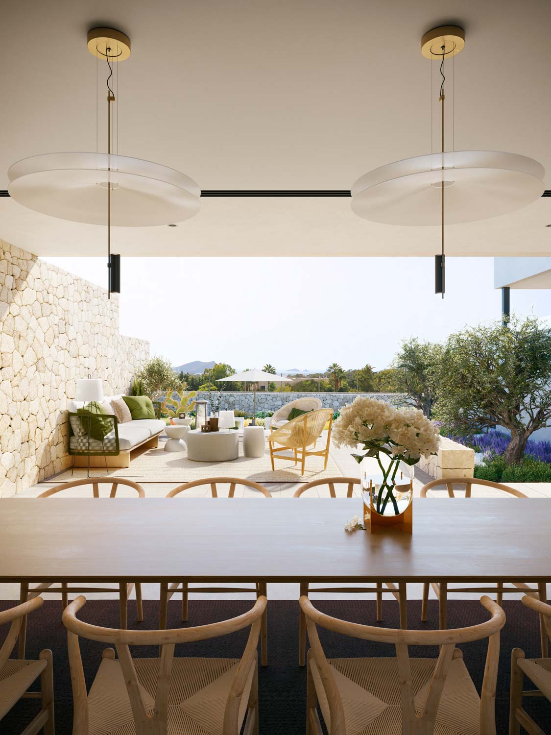 Architectural rendering Cala Comte