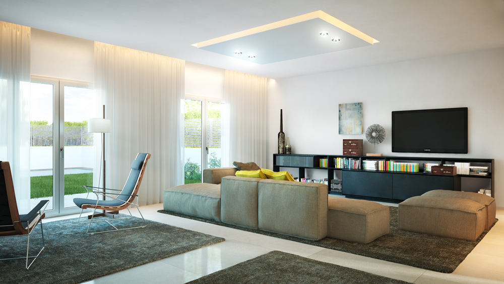 architectural rendering townhomes madrid