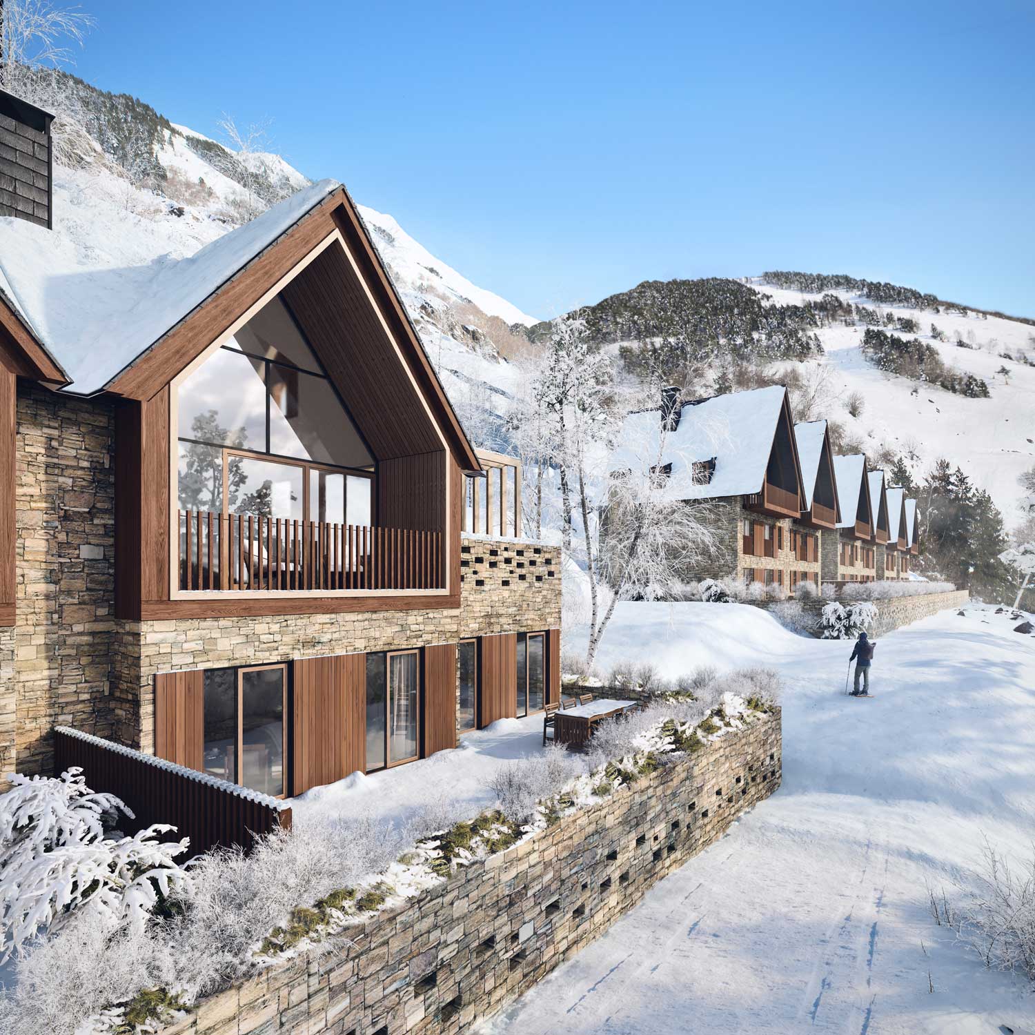 architectural renderings homes in Vall Aran