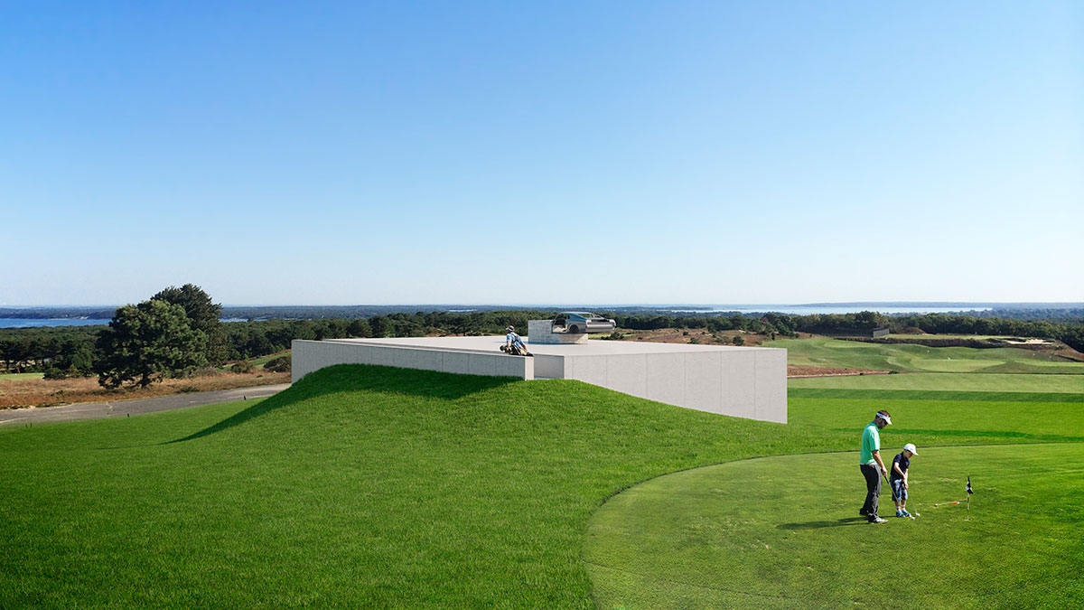 architectural visualization The Bridge Golf Club