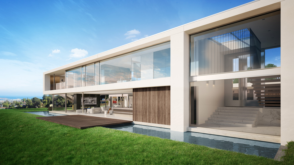 architectural rendering architectural visualization of a