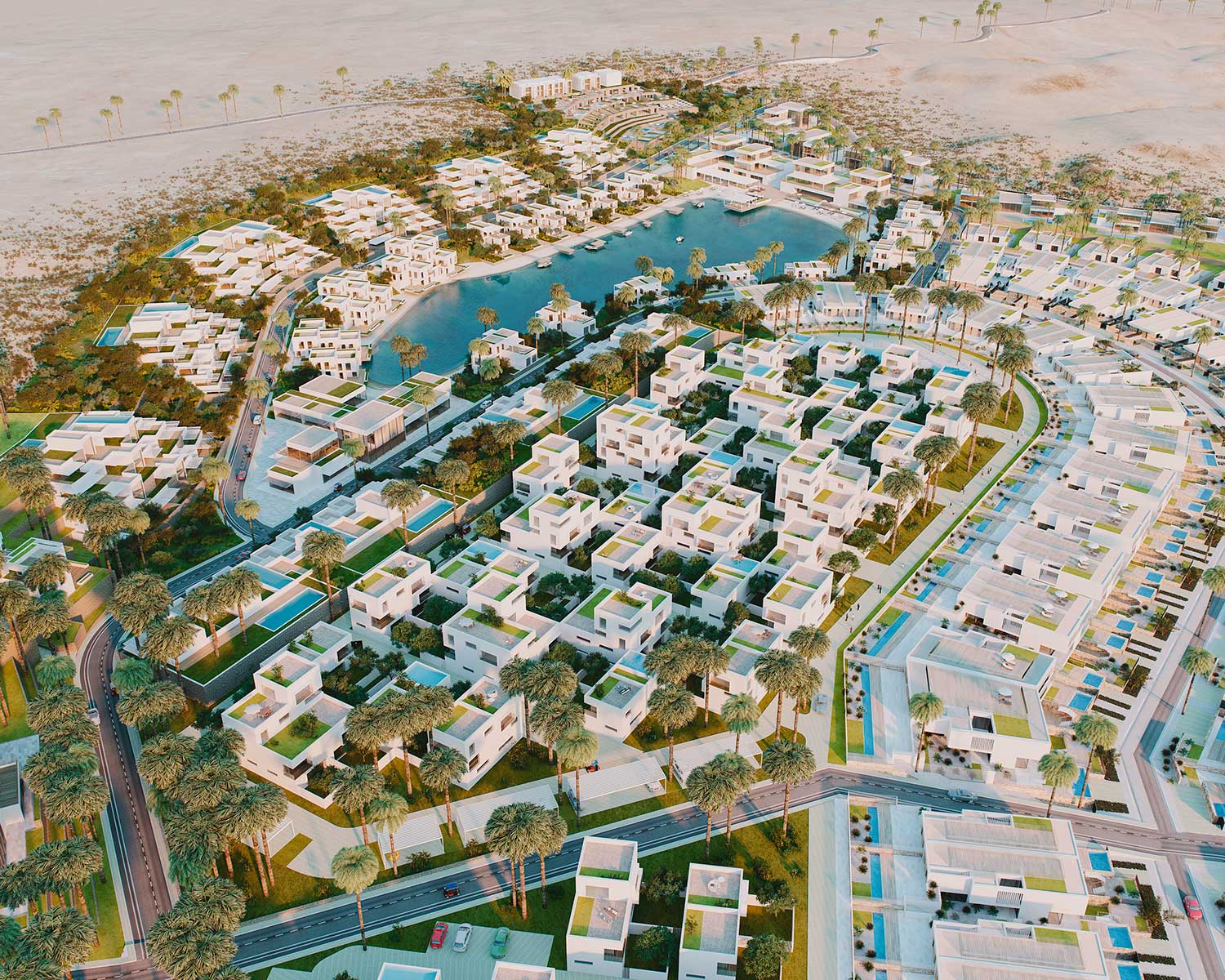 Design and architectural visualizations Masterplan in Egypt